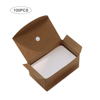 

100 Pcs Message Card Blank Paper Cards Memory Word Cards For Home School Office Supply