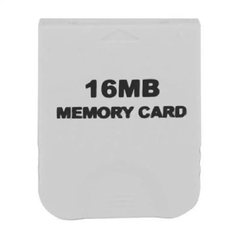 16 Мб белая карта памяти, совместимая с консолью wii& Gamecube
