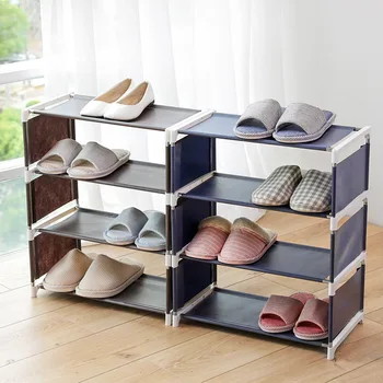 

Modern Dustproof Shoe Rack Home Simple Multi-layer Fabric Shoes Storage Rack Economy Type Space Dormitory Small Shoe Cabinet