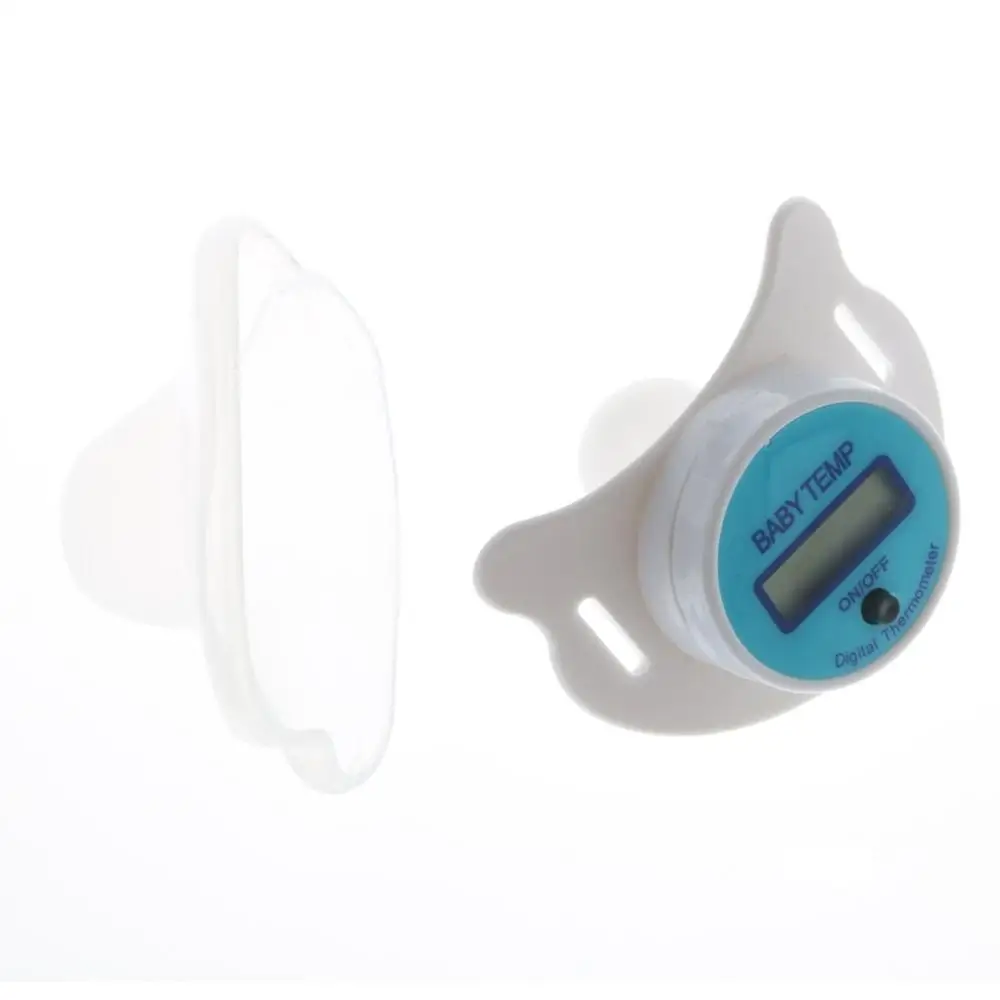 

Pacifier Thermometer Taking Temperature Quickly Accurate And Hygienic Digital Degree Sign Beeper Function 1 Pcs