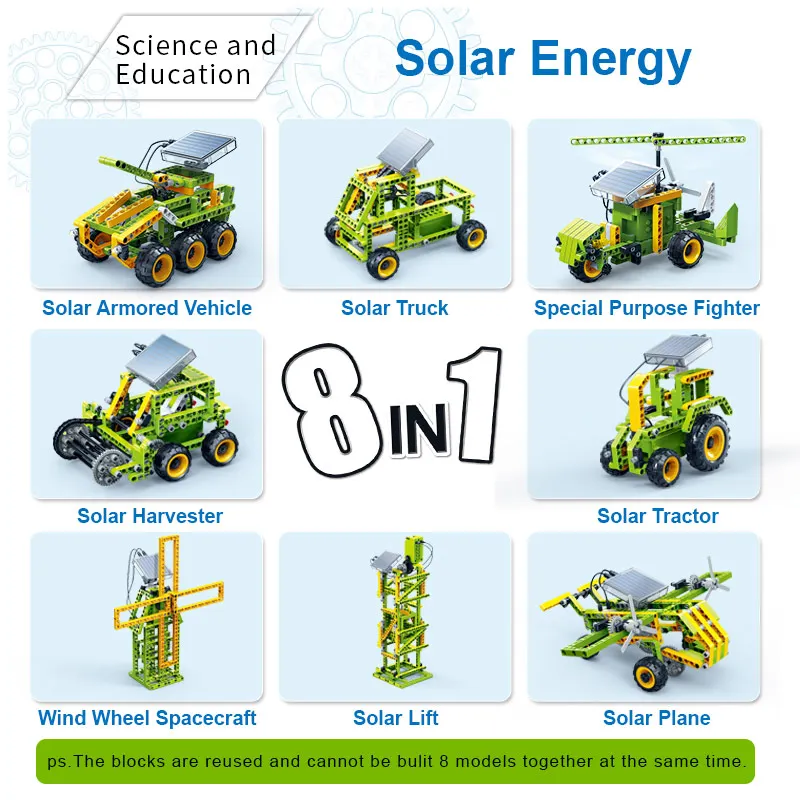 Najtaniej BanBao 8 w 1 klocki energia słoneczna energia elektryczna Technic montaż cegieł model edukacyjny dzieci zabawki dla dzieci 6905