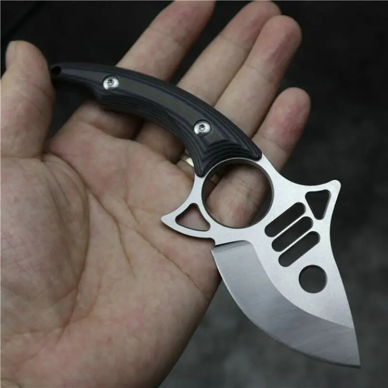 Белый Trskt подарочные ножи Karambit охотничий нож Тактический коготь Шейный нож s походные ножи для самообороны для выживания Прямая поставка - Цвет: Белый