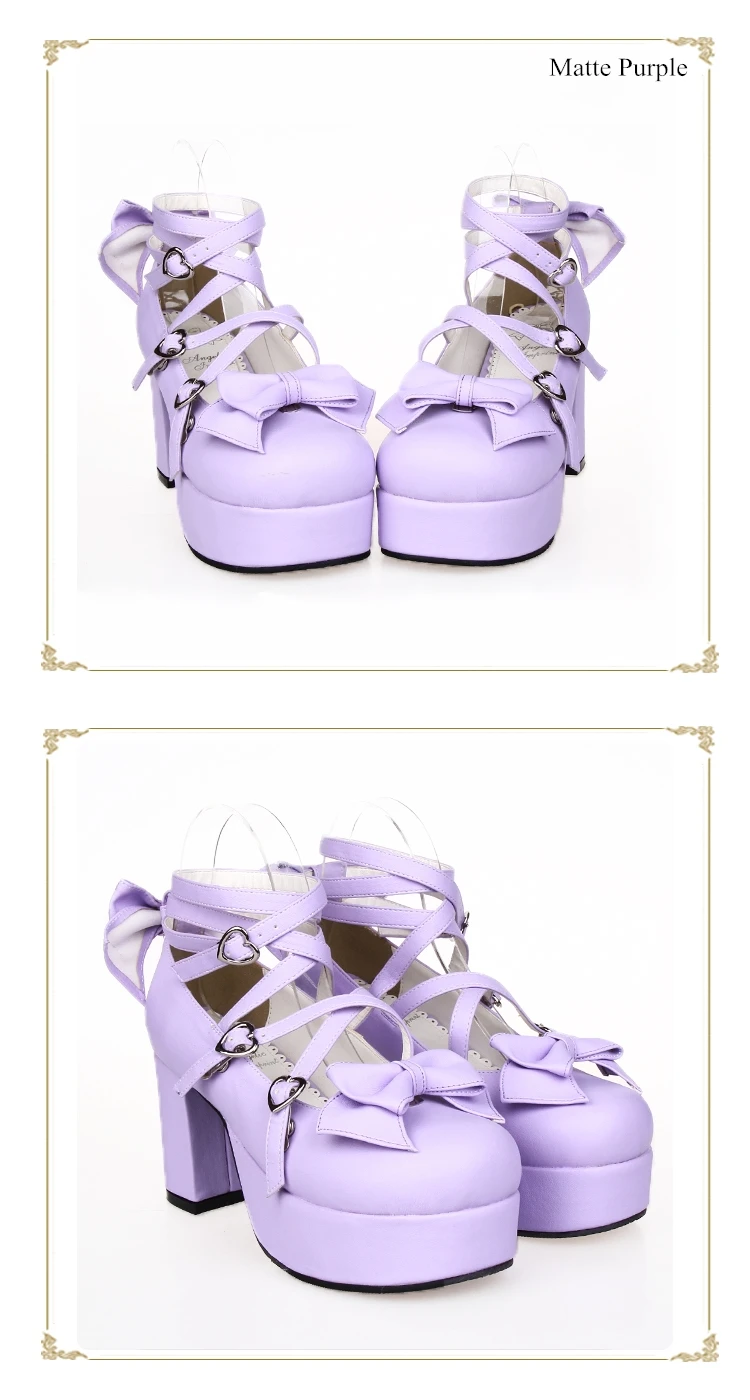 Новинка; обувь Лолиты в японском стиле; обувь для костюмированной вечеринки в стиле аниме; обувь принцессы для девочек; женская обувь на высоком каблуке с бантом