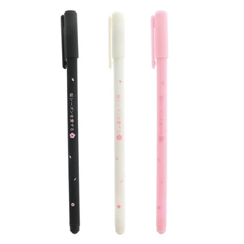 

Lovely Romantic Creative Powder Sprouting Flower Cherry Gel Pen Neutral Pen School Office Supply Student Stationery Signing Pen