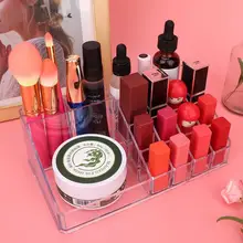 Makeup Jewelry Storage Rack Grafting Planting Eyelashe Nail Tool Transparent Lattice Skin Care Product Storage Box Display Stand