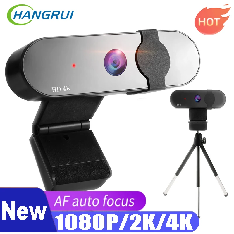 

2K 4K Webcam Full HD 1080P 60fps Web Cam USB Camera Computer PC Laptop Autofocus Webcam With Microphone For Youtube Skype Video