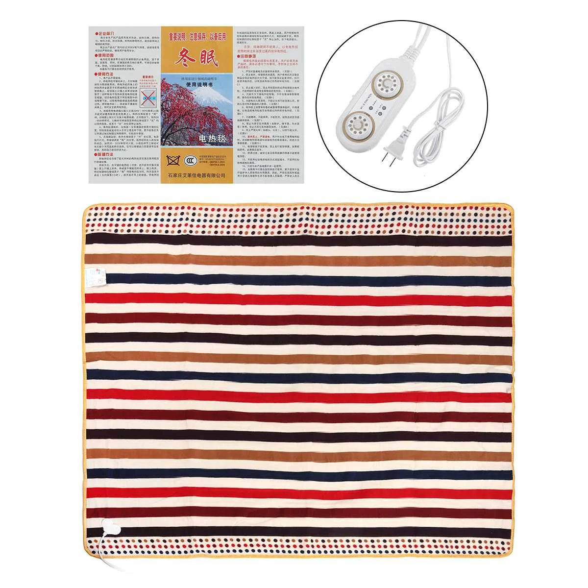 3/2/1 person 220V Bed Electric Heated Blanket Heating Mat Winter Warmer Thermostat Carpet Single Double Bedroom Carpets Mat