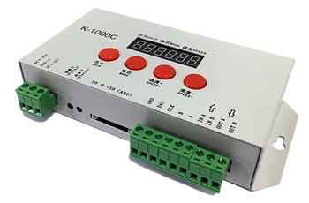 

K-1000C can support full color RGBW with chip full color programming controller DMX512