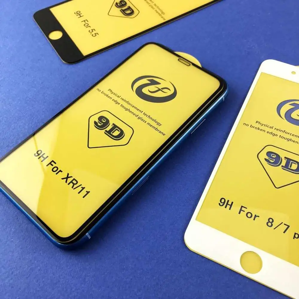 9D стекло для iPhone 11 Pro Max 7 8 6 6s Plus закаленное защитное 12 X XR XS защитная пленка из