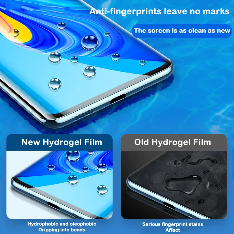 phone screen cover HD Hydrogel Film For Nokia 1.4 1.3 2.4 3.4 5.3 5.4 8.3 5G Protective Cover ON C10 C20 G10 G20 X10 X20  Screen Protector Film phone screen cover