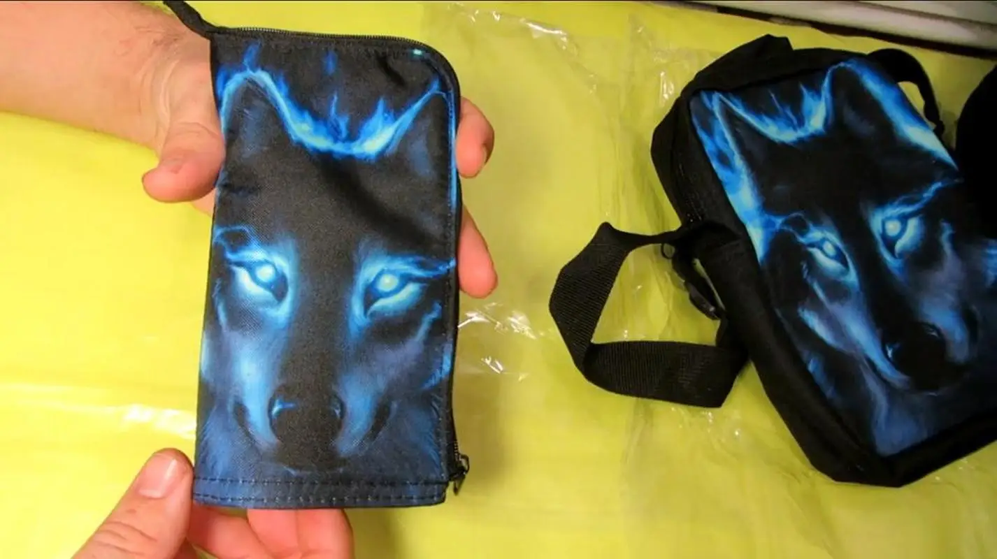 THIKIN Cool Moon Wolf Printed Men/Women Backpack Teenager Boys Girls Book Bag Pencil Case School Children Gifts Mochila Escolar