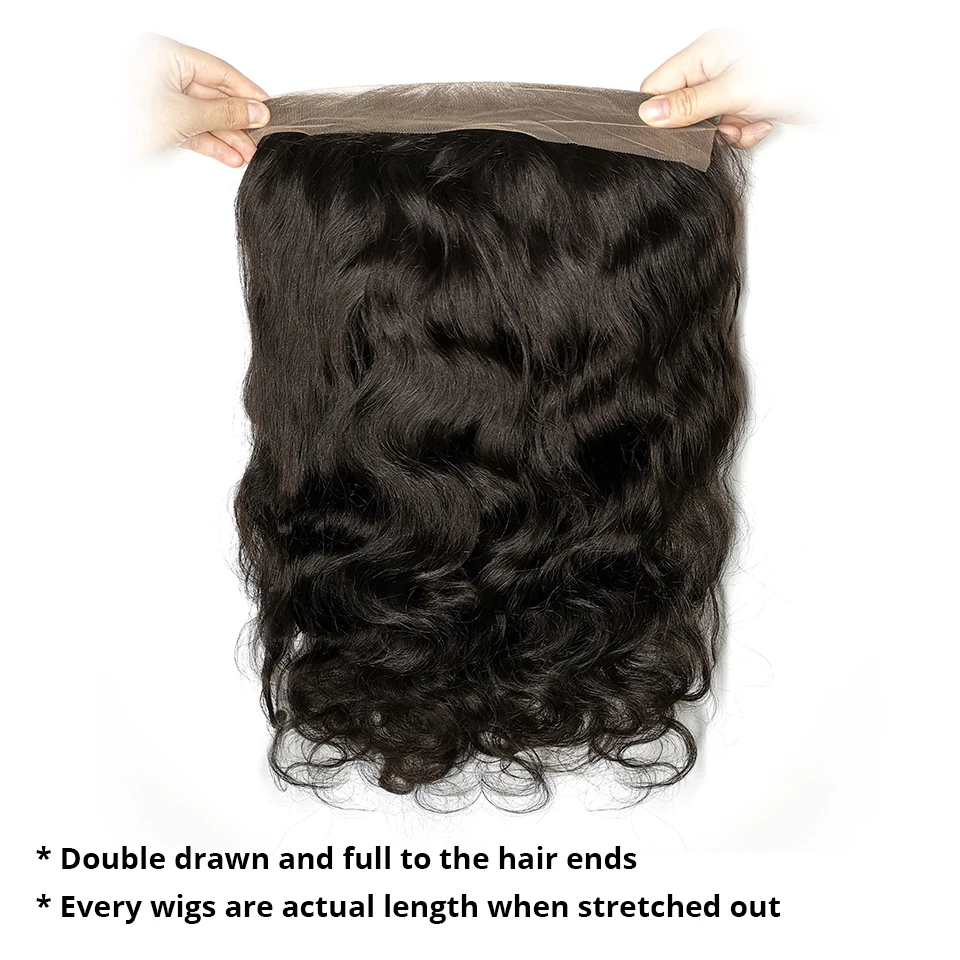 [HJ Weave beauty] волосы OneCut 13x6, фронтальные человеческие волосы, парики, бразильские волнистые волосы remy, 180%, предварительно взросшие натуральные волосы