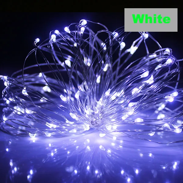 White 2 м 5 м 10 м светодиодный светильник с пробкой для бутылки для стеклянной Крафтовая бутылка Свадебные украшения Рождественские гирлянды - Испускаемый цвет: White