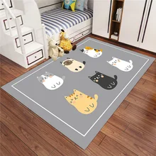 MultiChoice мультфильм Стиль Противоскользящий коврик для гостиной/спальни области ковер/Прихожая дверь коврик шкаф/коврик для балкона CF