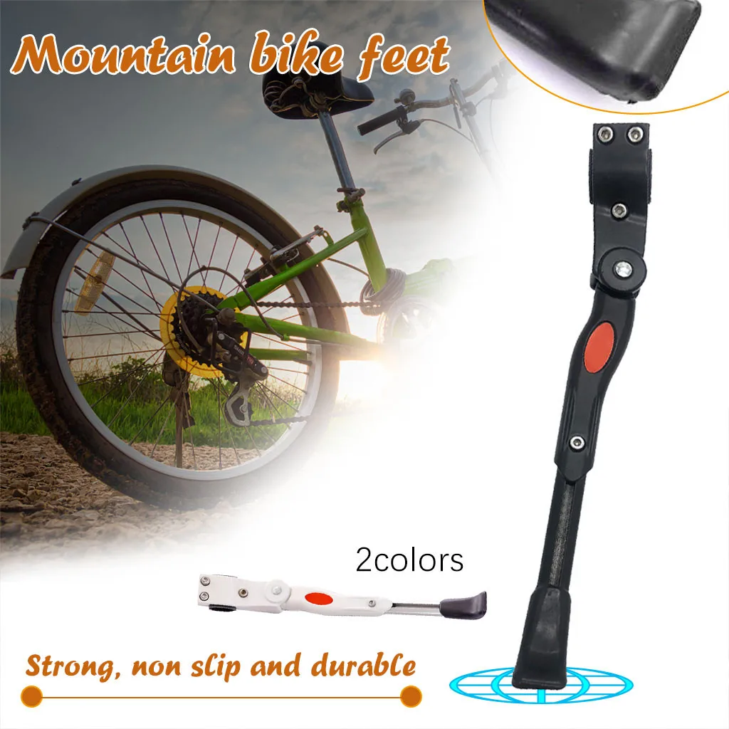 Bicycle Bike Kickstand Adjustable Aluminum Alloy MTB Road Bikes Side Kick Stand Support Foot Brace Cycling Parts | Спорт и