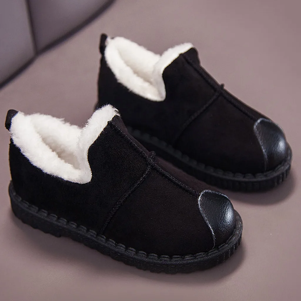 Модные детские ботинки для маленьких девочек и мальчиков; zapatos scarpe; спортивные короткие ботильоны; Повседневная Теплая обувь; botas buty chaussure