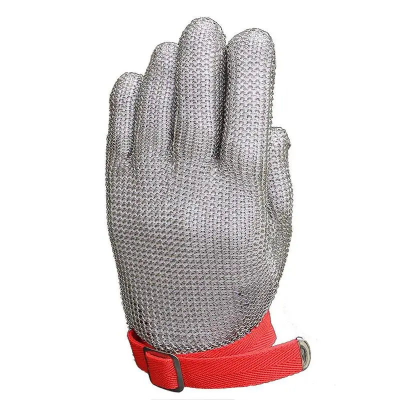 

Protective Glove Stainless Steel Mesh Cutting Resistant Chain Mail Chain for Kitchen Butcher S
