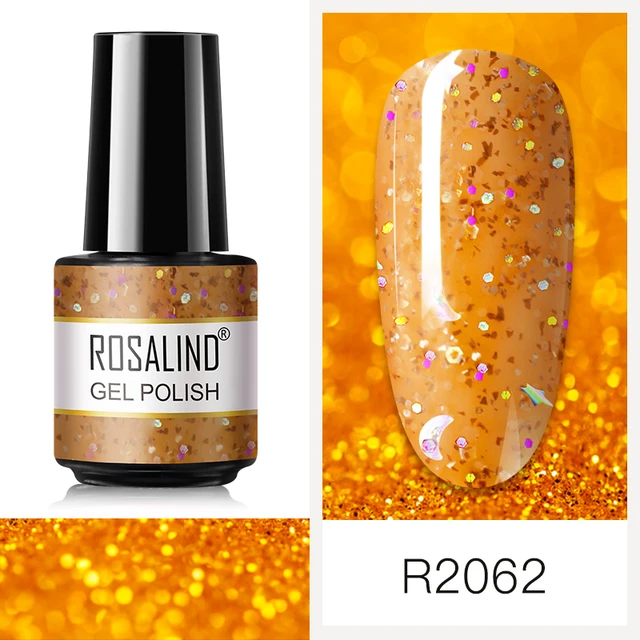 ROSALIND Nail Art 7ML Gel Polish 80 Color For Manicure Design UV Nail Polish Gel Lacquer Soak Off Semi Permanent Gel Nail Polish RAR2062