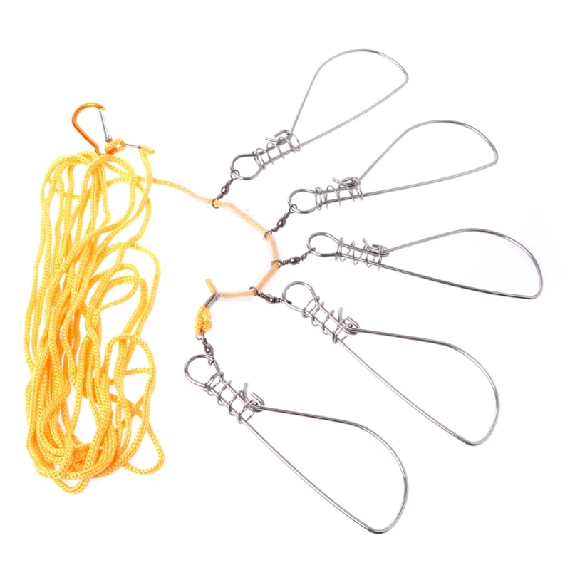 Нержавеющая сталь приманка для живой рыбы замок ремень рыболовная Пряжка снасти инструмент Аксессуары