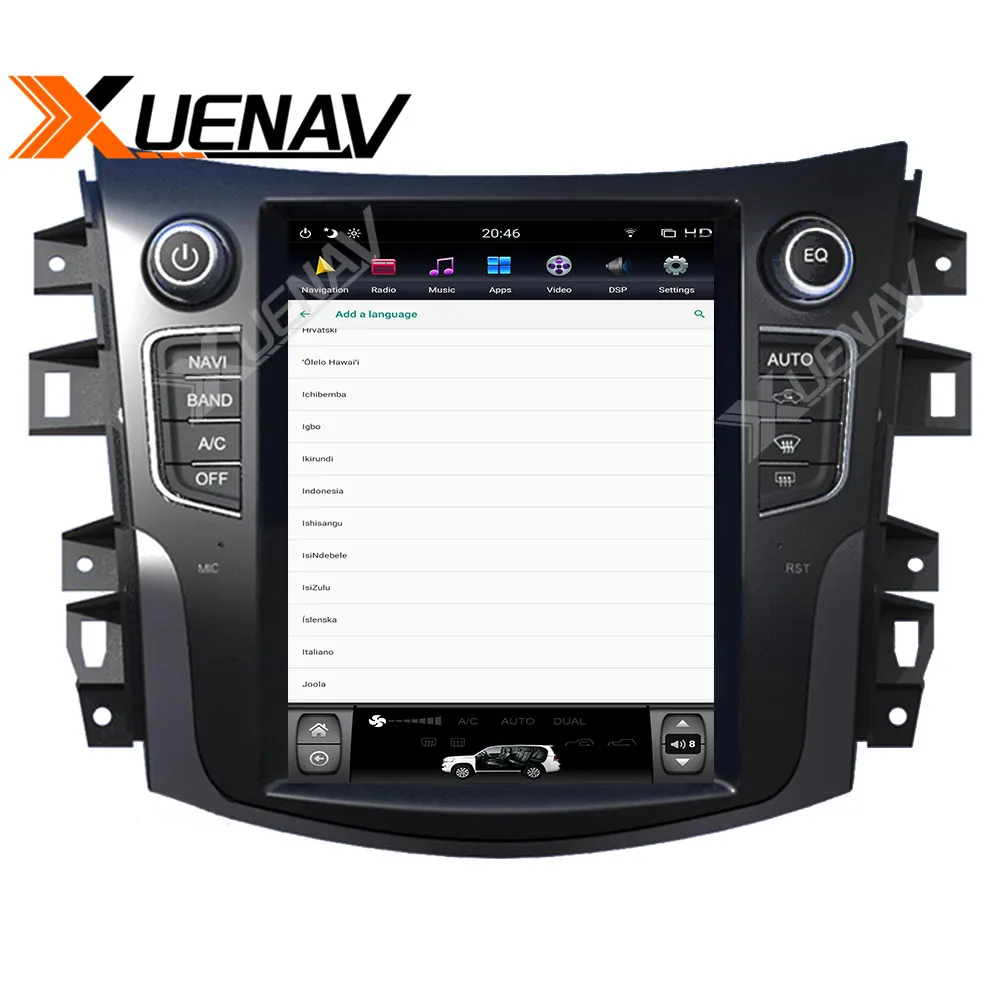 10.4 inch Car GPS Navigation DVD Player Vertical Screen for-Nissan NP300 Navara 2014+/Terra 2018 AUTO A/C Multimedia stereo play |