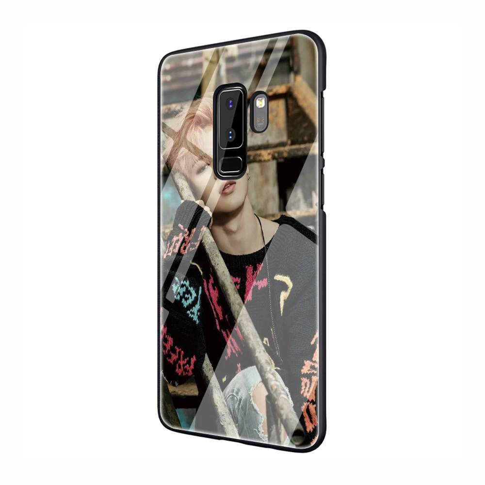 EWAU Цзиминь красивый закаленное Стекло чехол для телефона чехол для samsung Galaxy S7 край S8 9 10 Plus, Note 8, 9, 10, A10 20 30 40 50 60 70 - Цвет: G11