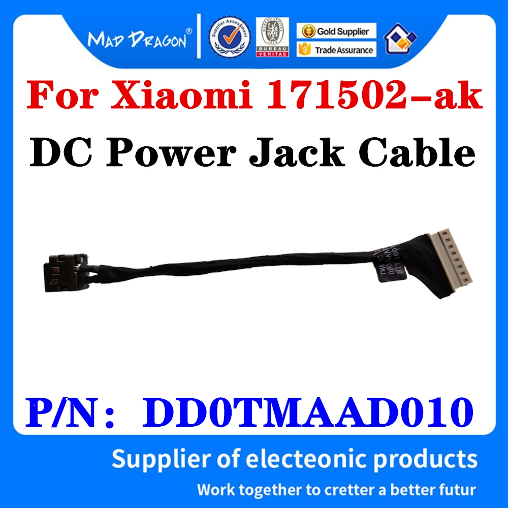 Новый оригинальный DC-IN кабель DC разъем питания для Xiaomi 171502-ak MI ноутбука Air Game Book 15 6