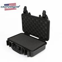  Emersongear Equipment Safety Box ABS Sealed Tactical Hard Pistol Gear Case Padded Foam Lined Tool Hunting Box Container 