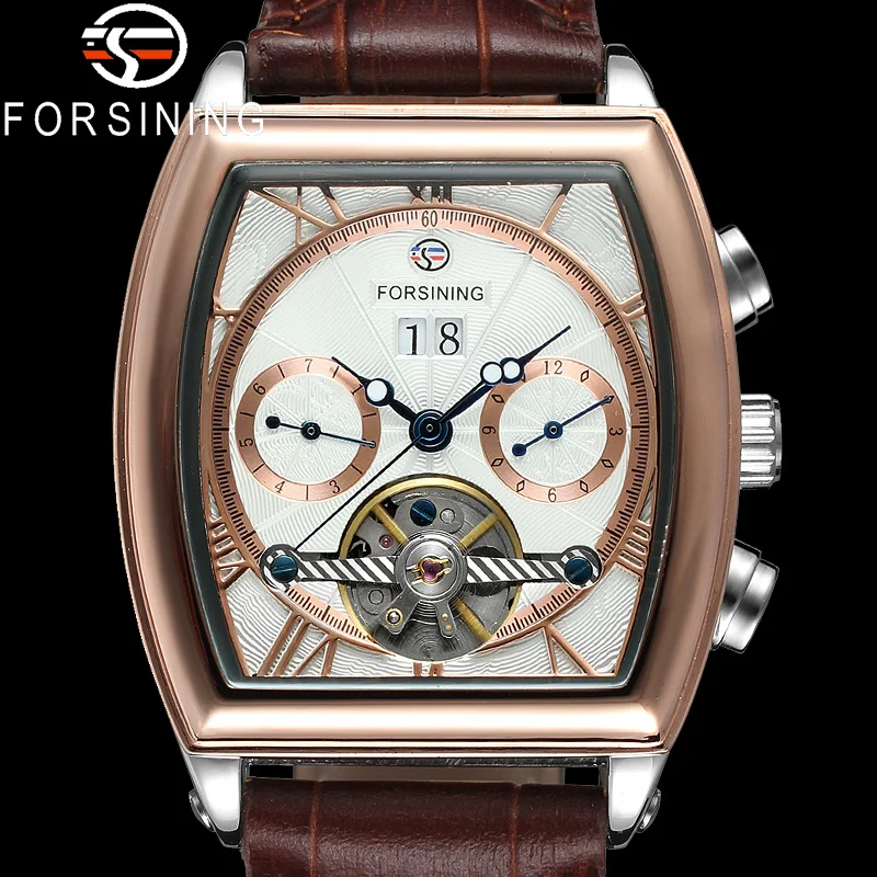 Часы наручные FORSINING Мужские автоматические механические Спортивные в стиле