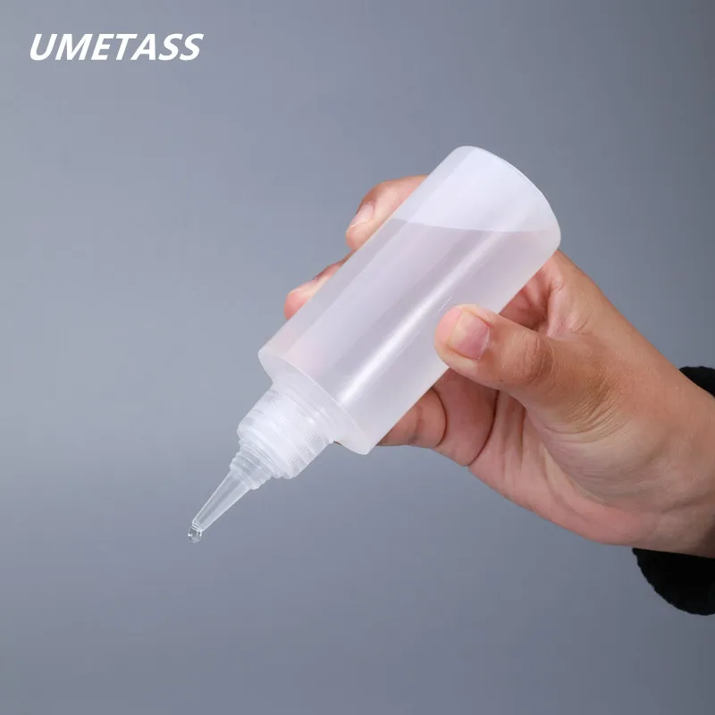 Empty-Dropper-Bottle Container Liquid-Glue Plastic UMETASS 100ML with Childproof-Cap