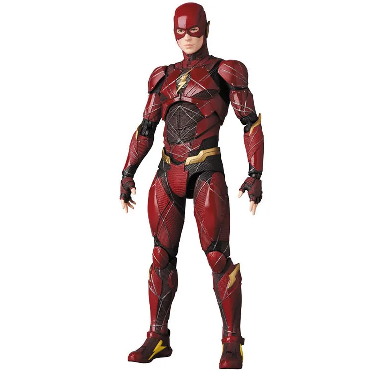 6 дюймов DC Justice League Super Hero Mafex 058 флэш Фигурки игрушки модель куклы подарок