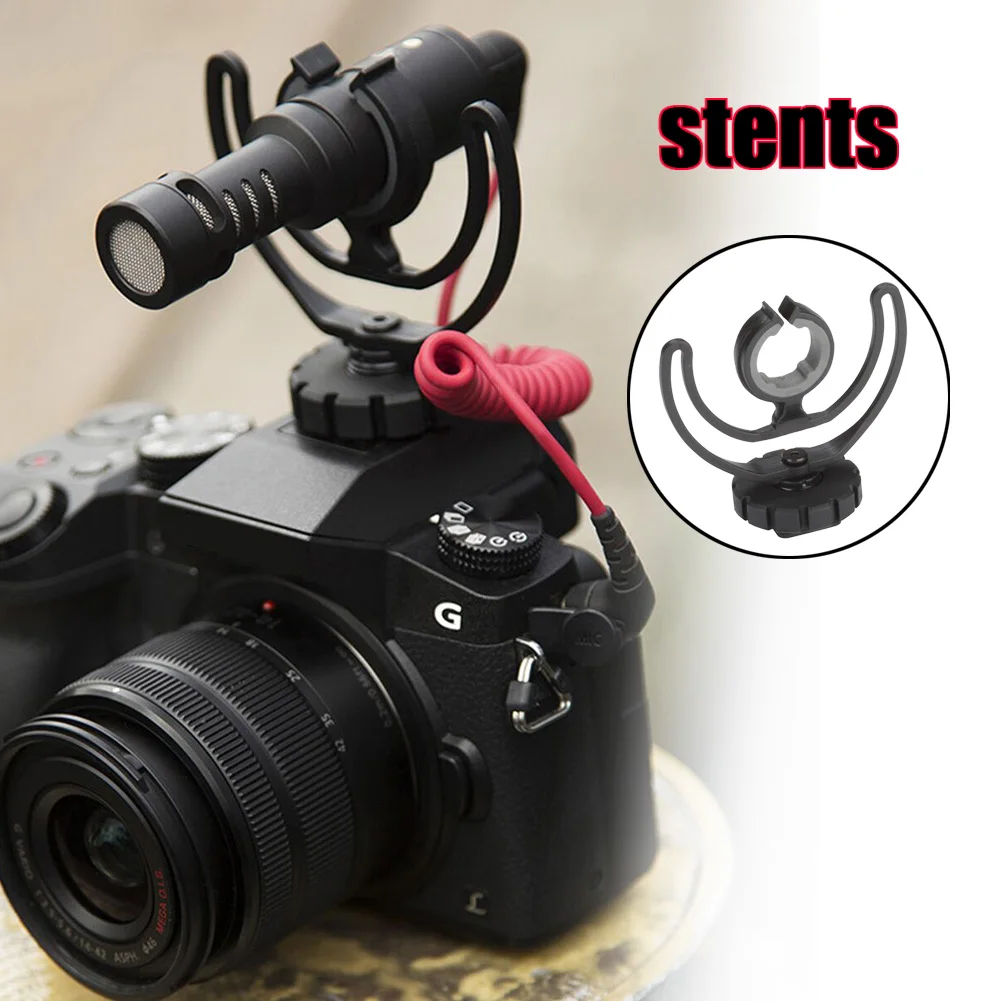

Suitable For Camera Hot Shoe Shock Mount with Rycote Lyre Fixed Bracket for Rode VideoMicro VideoMic Me Microphone
