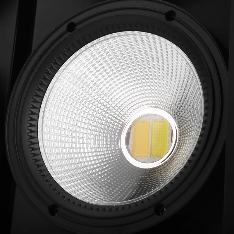 DJworld 4x100 Вт 4 глаза светодиодный светильник заливающего света COB холодный и теплый белый светодиодный высокой мощности для Dj диско