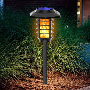 

Solar Bollard Light Led Solar Stick Lights Outdoor Solar Light Waterproof Buried Spotlight LED Landscape Torch Lamp Decor