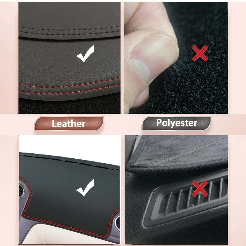 

Leather Dashmat Dashboard Cover Pad Dash Mat Carpet for Car-Styling accessories
