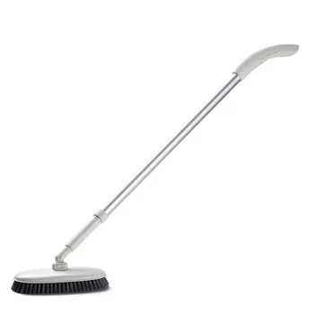 

Long Handle Telescopic Aluminum Floor Brush Cleaning Brush Bristles Bathroom bath Tile Cleaning Brush