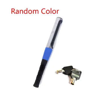 

Steering Wheel Lock Auto Car Baseball Anti-Theft Lock Vehicle Safety Rotary Adjustable Single Card Lock with 2 Plum Key