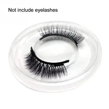 

50pcs Durable Packaging Box Organizer Accessories Circle Holder Practical Empty Portable Storage Eyelashes Tray Home Salon