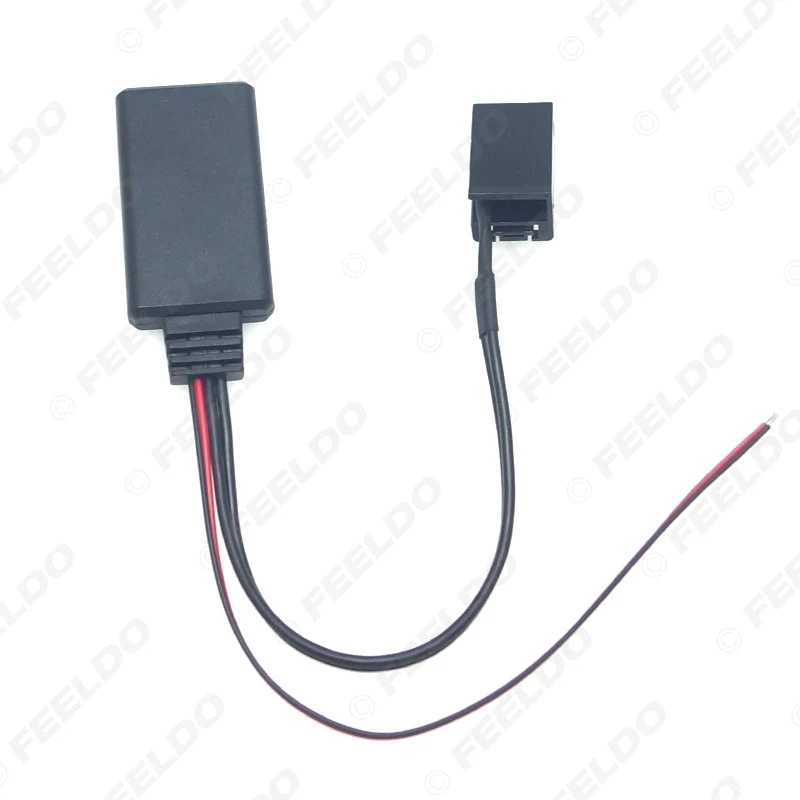 FEELDO 6 шт. автомобильный аудио Bluetooth приемник Aux адаптер для Ford Focus C-MAX Mondeo Transit радио модуль Bluetooth Aux кабель