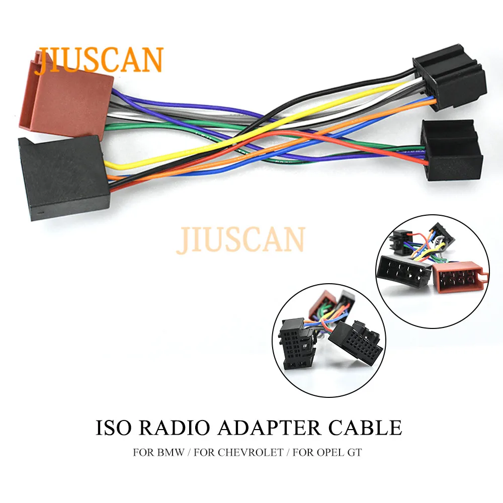 JIUSCAN 12-106 ISO стандартный жгут радио адаптер для CHEVROLET 2006-2011 выберите модели