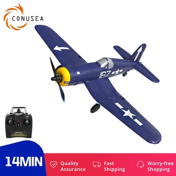 

Rc Airplane F4U 761-8 400mm Wingspan EPP One-Button Stunt Performance 2.4GHz 4CH Fixed Wing Model Aircraft Glider Plane Toy boy