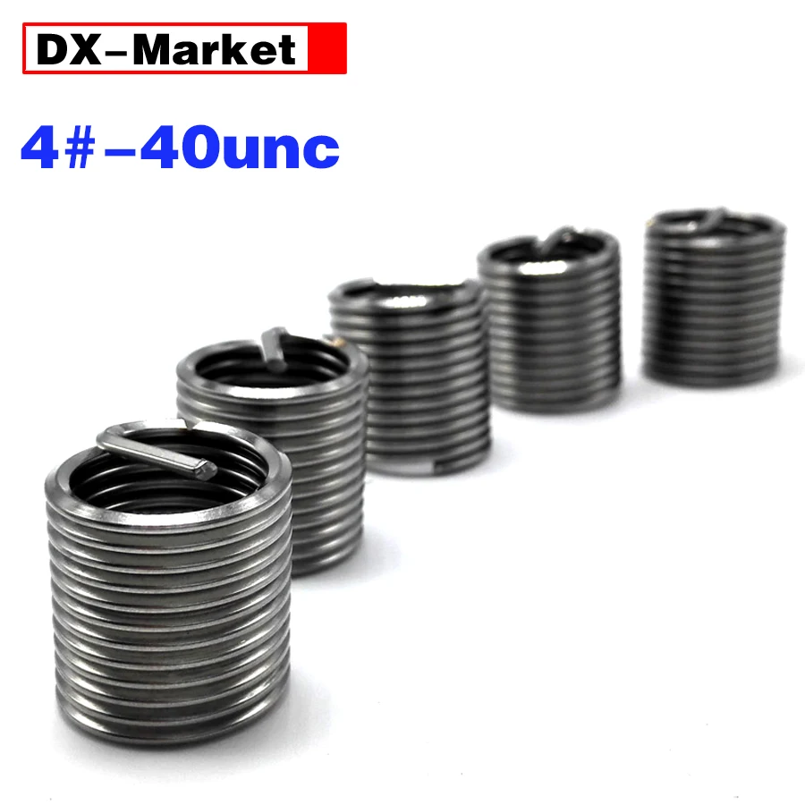 4 # резьбовые вставки, 304 нержавеющая сталь 4-40unc Резьбовая вставка, 4 #-40unc ,G003 4 # резьбовые вставки, 304 нержавеющая сталь 4-40unc Резьбовая вставка, 4 #-40unc ,G003