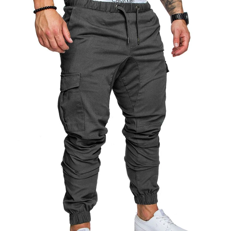 Хип хоп Уличная джоггеры Pantalon Hombre спортивные штаны мужские брюки мужская хлопковая одежда Повседневная Pantalon Homme Cargo