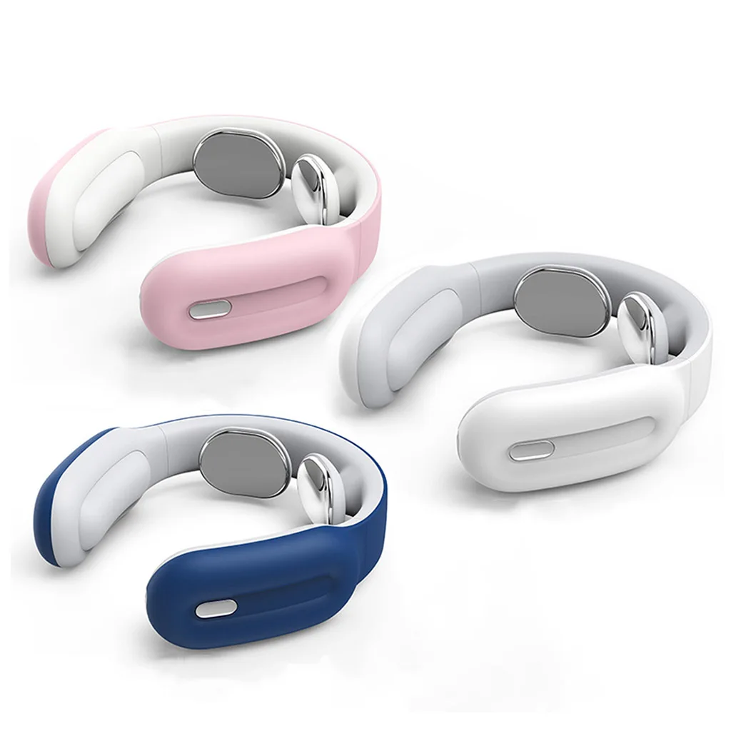Handheld Electric Pulse Neck Massager Infrared Therapy 15 Speed Machine for Home Handheld Intelligent Machine Office 3 Modes