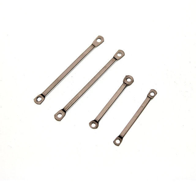 20pcs Double Hole Stainless Steel Connector Rods Earrings Jewelry Findings,  Drop Earring Pendant DIY Handmade Accessories Z1123 - AliExpress