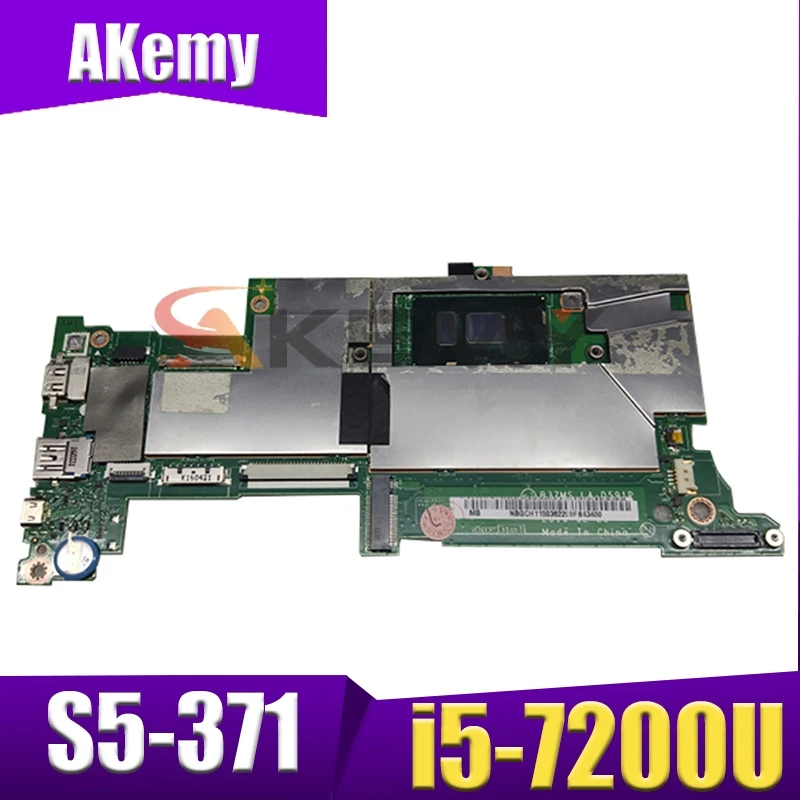 Akemy материнская плата для ноутбука ACER Aspire S5-371 i5-7200U LA-D591P SR2ZU | Компьютеры и офис