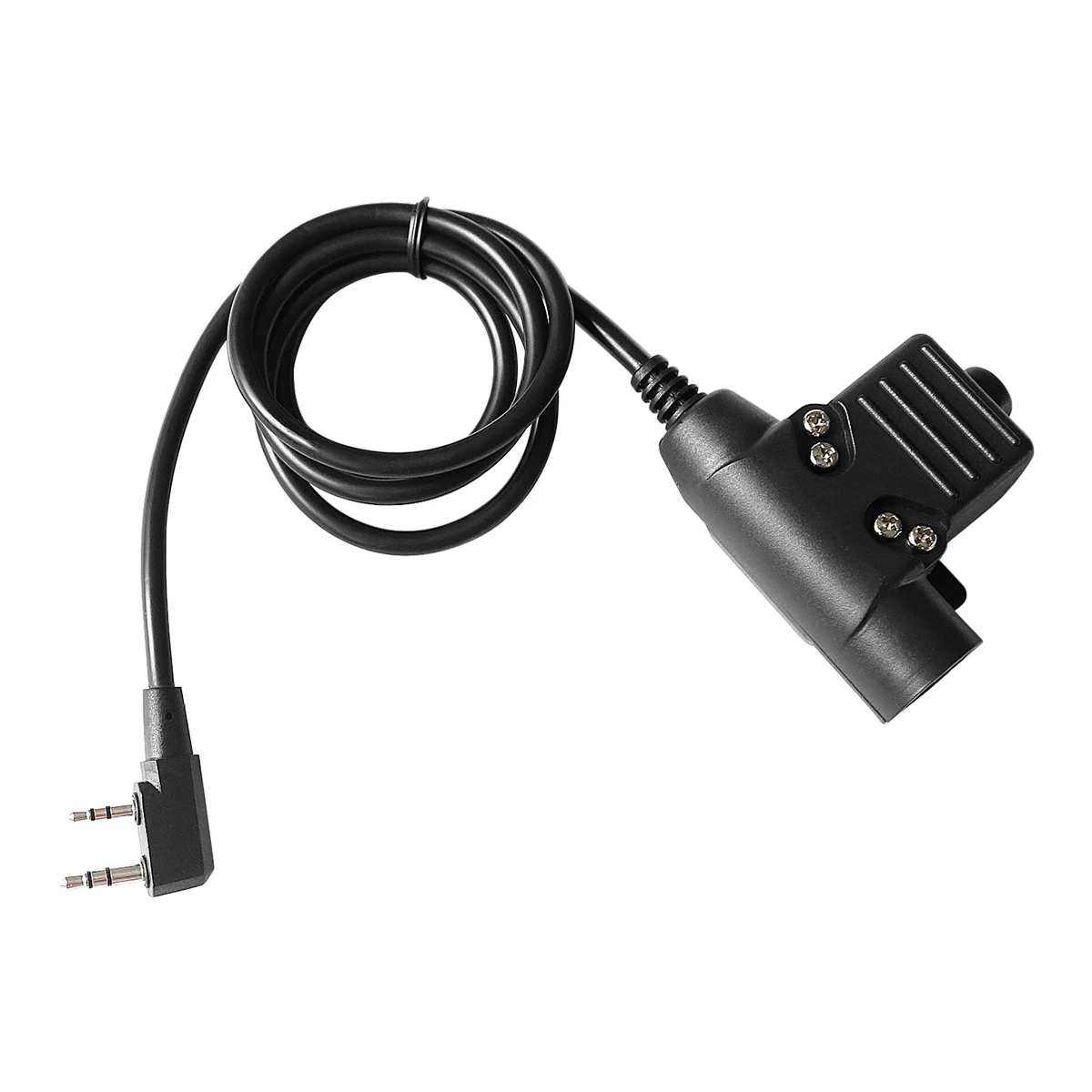 Tactical headset u94ptt 2-pin plug for KENWOOD BALFENG Walkie-talkie Military radio-telephone headset adapter U94 PTT