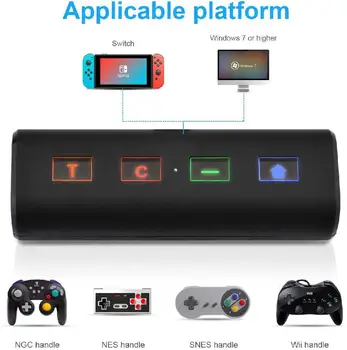 

Bluetooth Usb Converter for Nintend Switch Bluetooth Converter Cube Ngc/Wiiu/Nes Audio Transmitter Low Latency Adapter