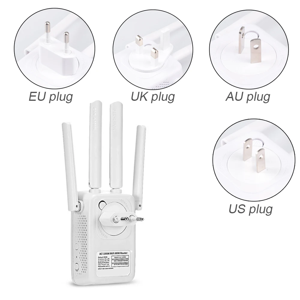 1piece EU/US/UK/AU Plug  for PIXLINK WIFI Router Extender Repeater Powerline Adapter Only Accessory Tools images - 6