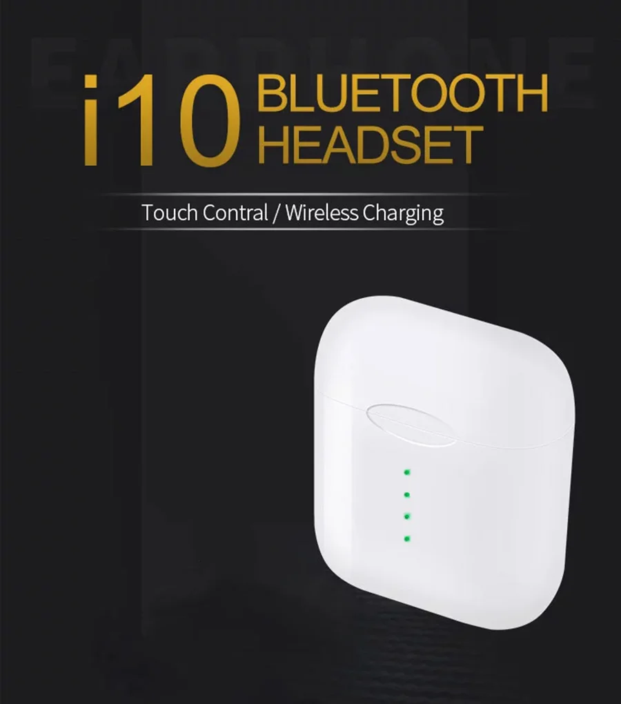 Новые i10 tws беспроводные i10tws наушники с сенсорным управлением bluetooth-наушник 5,0 гарнитуры для всех телефонов pk i13 i15 tws