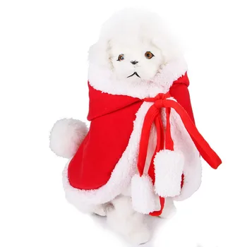 

Dog Windbreaker Fashion Pet Clothing Cloak Christmas Pet Outfits Pet Cloak Transer Small Dogs Costume Apparel Coat